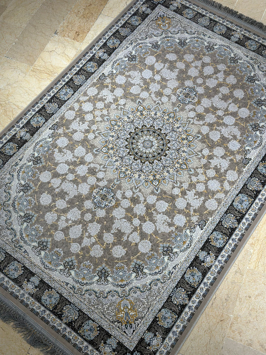 Royal Blossom (in Blue & Grey)